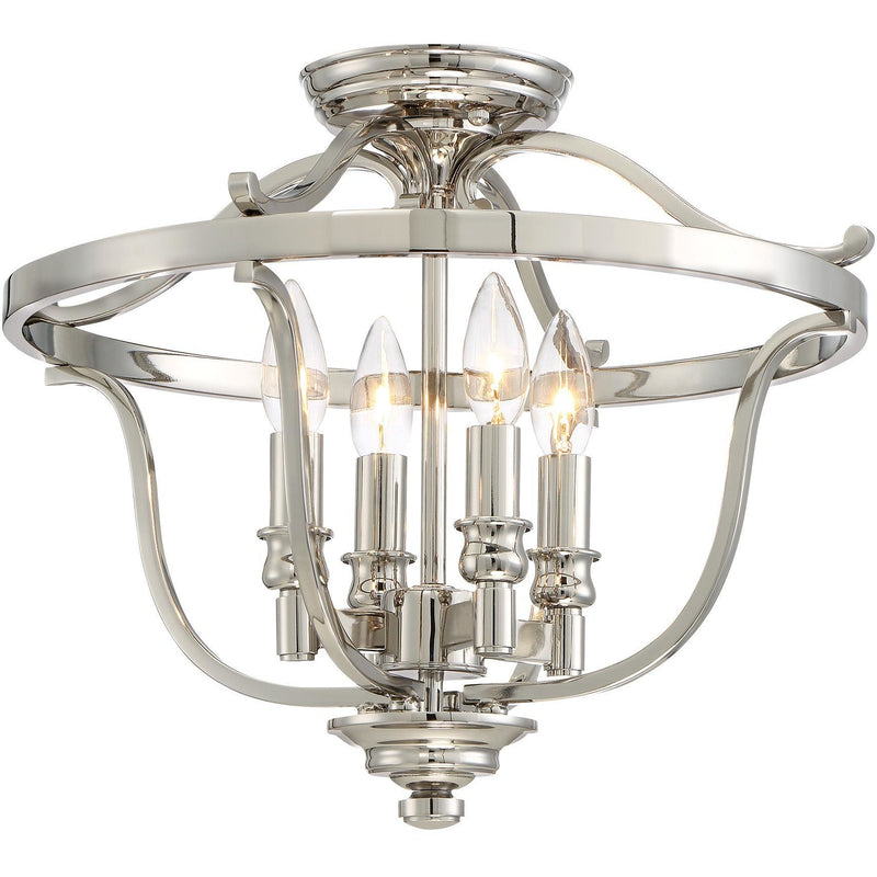 Minka Lavery 3296-613 Audrey'S Point 4 Light Semi Flush Mount