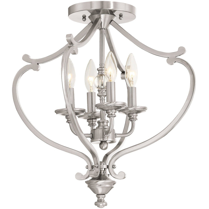 Minka Lavery 3332-84 Savannah Row 4 Light Semi Flush Mount
