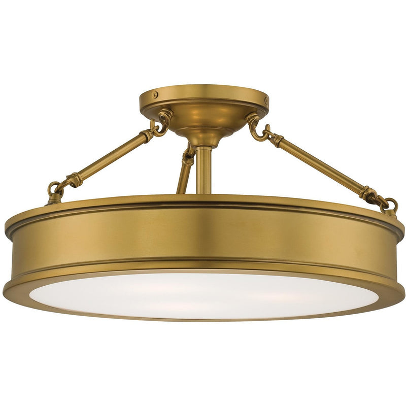 Minka Lavery 4177-249 Harbour Point 3 Light Semi Flush Mount