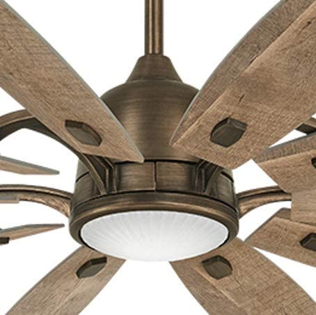 Minka Aire Barn 65 in. LED Indoor Bronze Smart Ceiling Fan with Remote