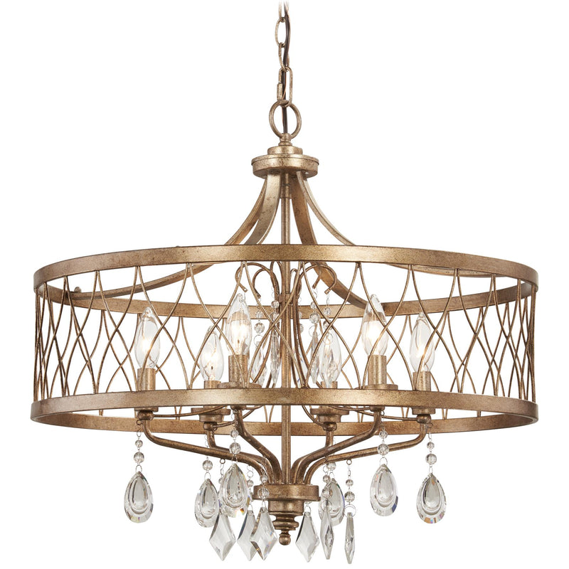 Minka Lavery 4406-581 West Liberty 6 Light Olympus Gold Chandelier