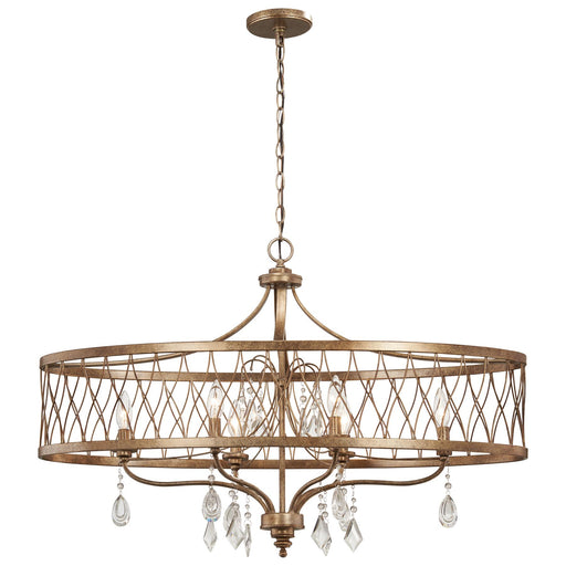 Minka Lavery 4407-581 West Liberty 6 Light Olympus Gold Island Light