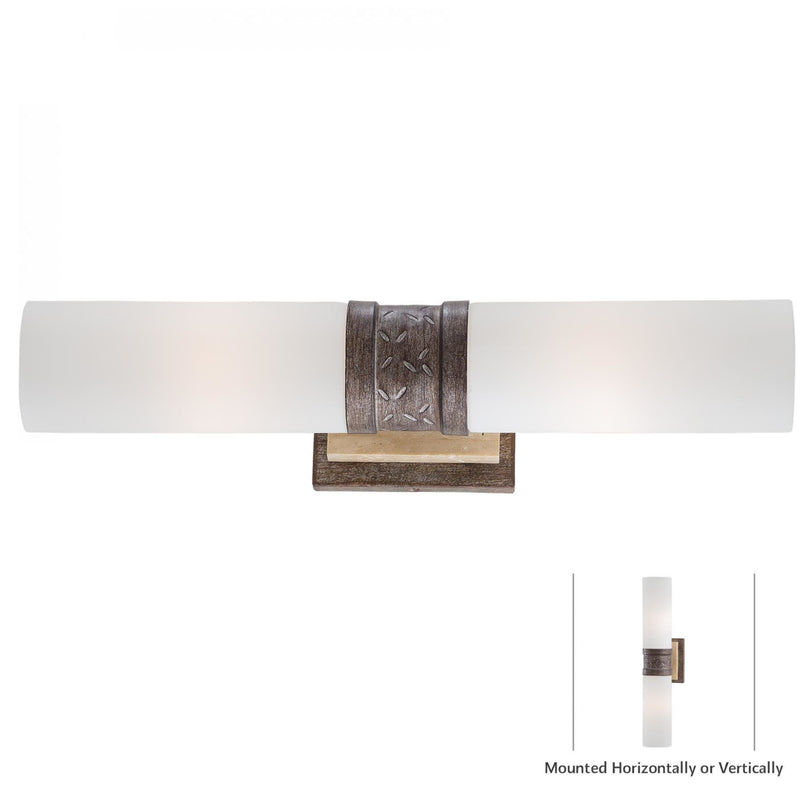 Minka Lavery 4462-273 Compositions 2 Light Wall Light Sconce