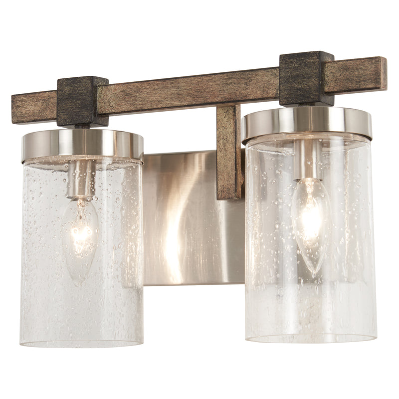 Minka Lavery 4632-106 Bridlewood 2 Light Stone Grey Bathroom Vanity Light