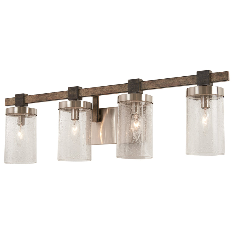 Minka Lavery 4634-106 Bridlewood 4 Light Stone Grey Bathroom Vanity Light