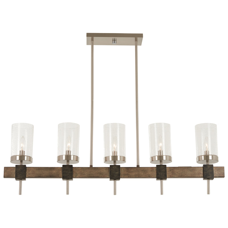 Minka Lavery 4635-106 Bridlewood 5 Light Stone Grey Island Light
