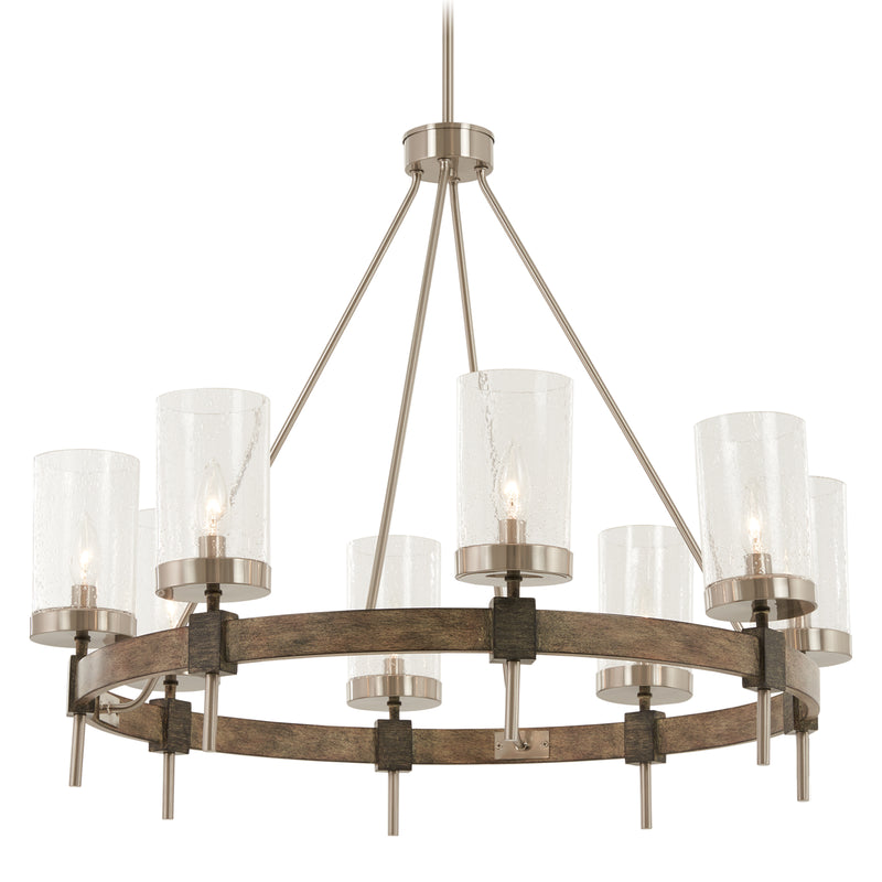 Minka Lavery 4638-106 Bridlewood 8 Light Stone Grey Chandelier