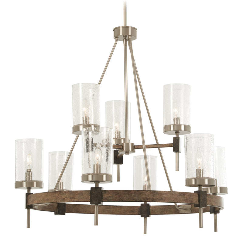 Minka Lavery 4639-106 Bridlewood 9 Light Stone Grey Chandelier