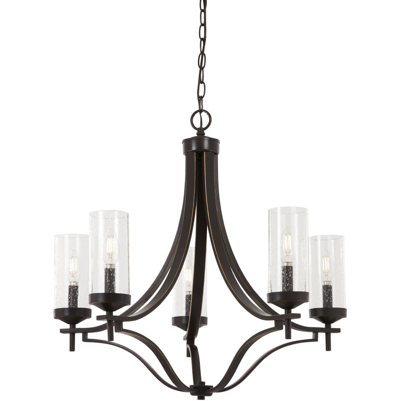 Minka Lavery 4655-579 Elyton 5 Light Downton Bronze Chandelier