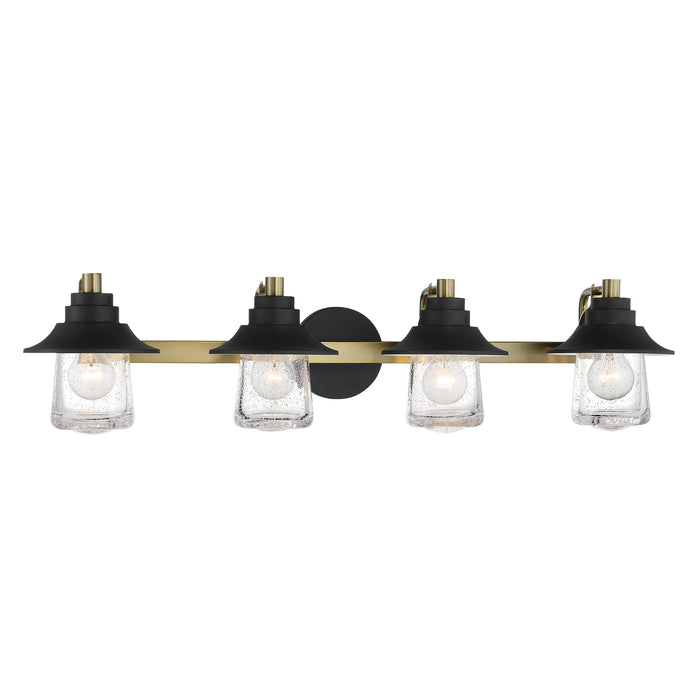 Minka Lavery Westfield Manor - 4 Light Bath in Sand Coal with Soft Brass Finish