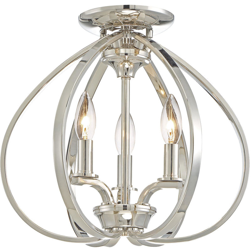 Minka Lavery 4983-613 Tilbury 3 Light Semi Flush Mount