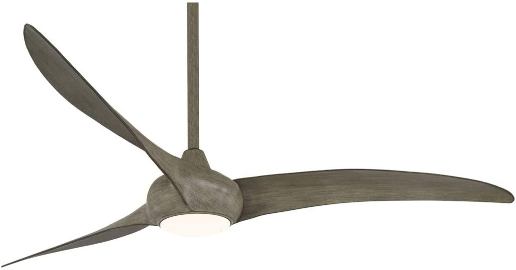 Minka Aire Light Wave 65 in. LED Indoor Driftwood Ceiling Fan with Remote