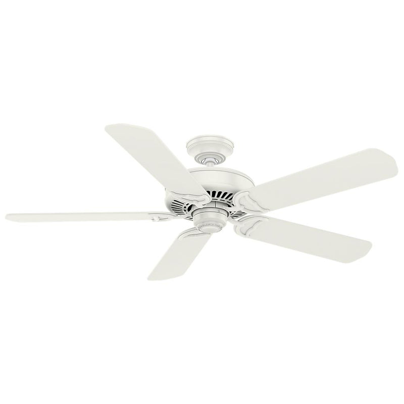 Casablanca 55068 Panama 54" 5 Blade Ceiling Fan Fresh White with Wall Control