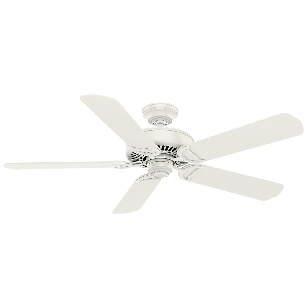 Casablanca 55068 Panama 54" 5 Blade Ceiling Fan Fresh White with Wall Control