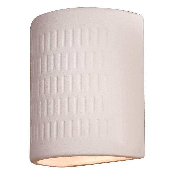 Minka Lavery 564-1 1 Light White Ceramic Outdoor Wall Light Sconce