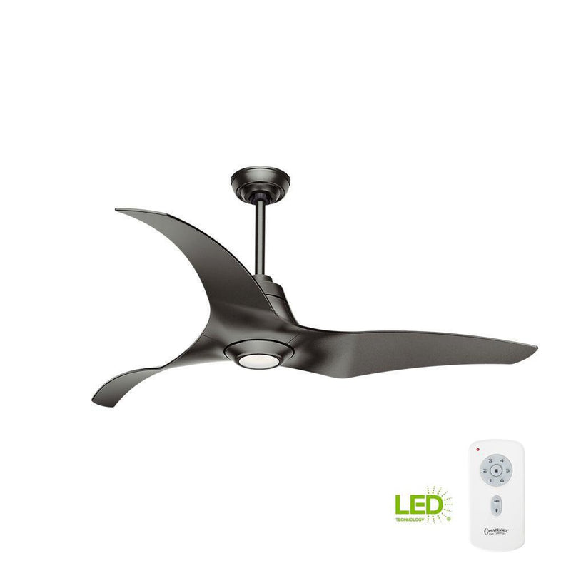Casablanca 59144 Stingray 60" 3 Blade LED Ceiling Fan Granite with Remote Control