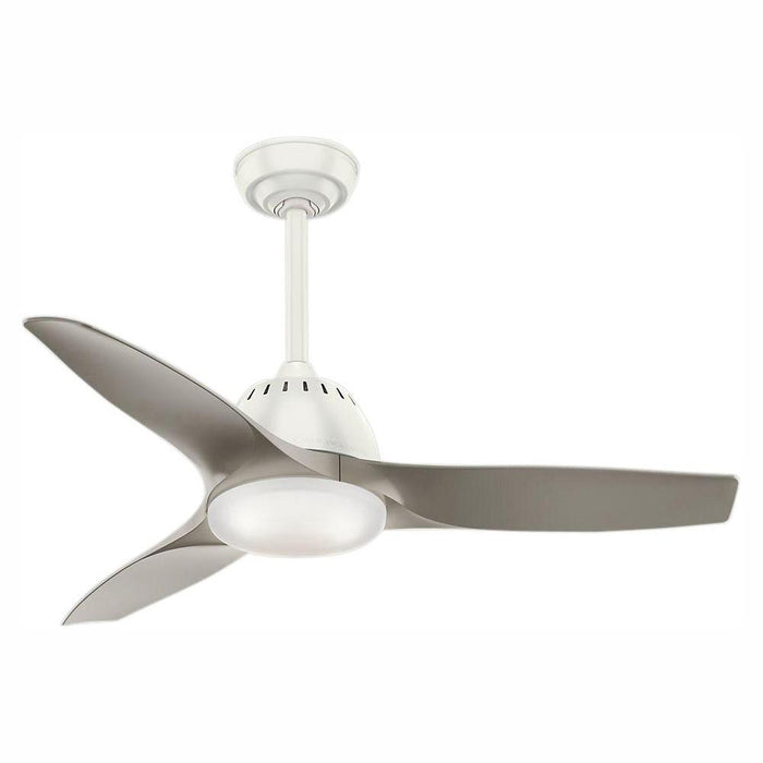 Casablanca 59151 Wisp 52" 3 Blade LED Ceiling Fan Fresh White with Remote