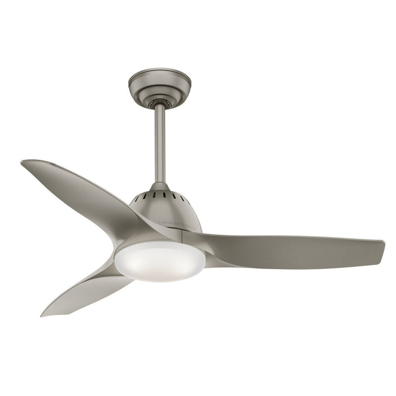 Casablanca 59150 Wisp 44" 3 Blade LED Ceiling Fan Pewter with Remote Control