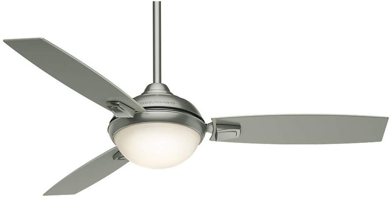 Casablanca 59160 Verse 54" 3 Blade LED Ceiling Fan Satin Nickel with Remote