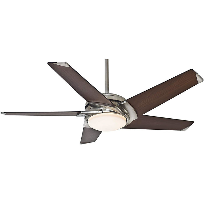 Casablanca 59164 Stealth 54" 5 Blade LED Ceiling Fan Brushed Nickel with Wall Control