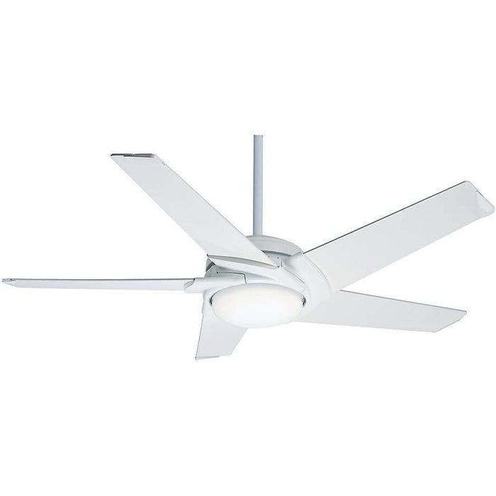 Casablanca 59165 Stealth 54" 5 Blade LED Ceiling Fan Snow White with Wall Control