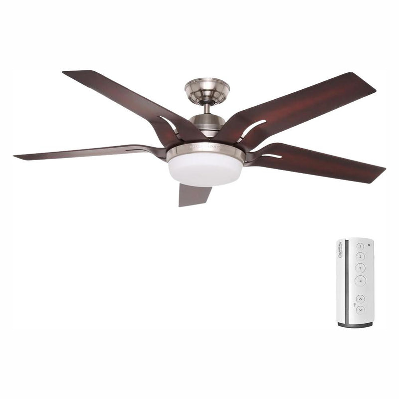 Casablanca 59198 Correne 56" 5 Blade Outdoor Ceiling Fan Brushed Nickel