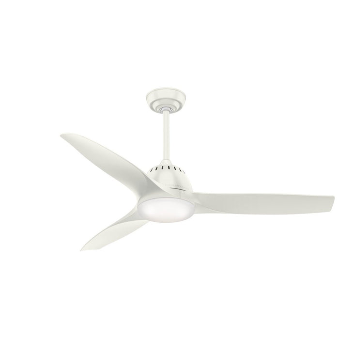Casablanca 59284 Wisp 52" 3 Blade LED Ceiling Fan Fresh White with Remote