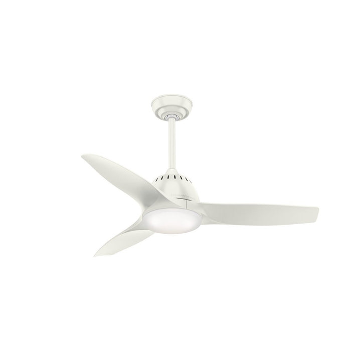 Casablanca 59286 Wisp 44" 3 Blade LED Ceiling Fan Fresh White with Remote