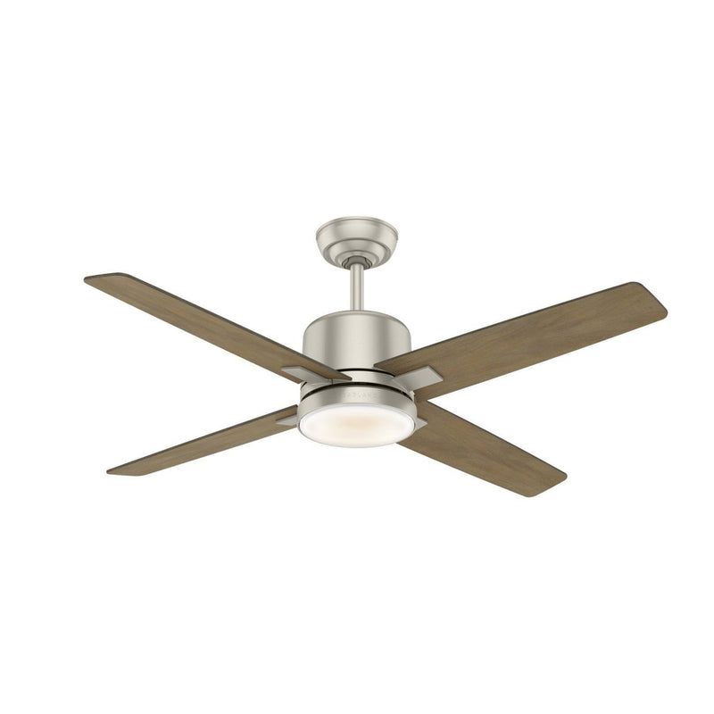 Casablanca 59342 Axial 52" 4 Blade LED Ceiling Fan Matte Nickel