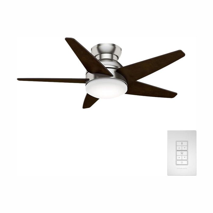 Casablanca 59351 Isotope 44" 3 Blade Low Profile LED Ceiling Fan Brushed Nickel