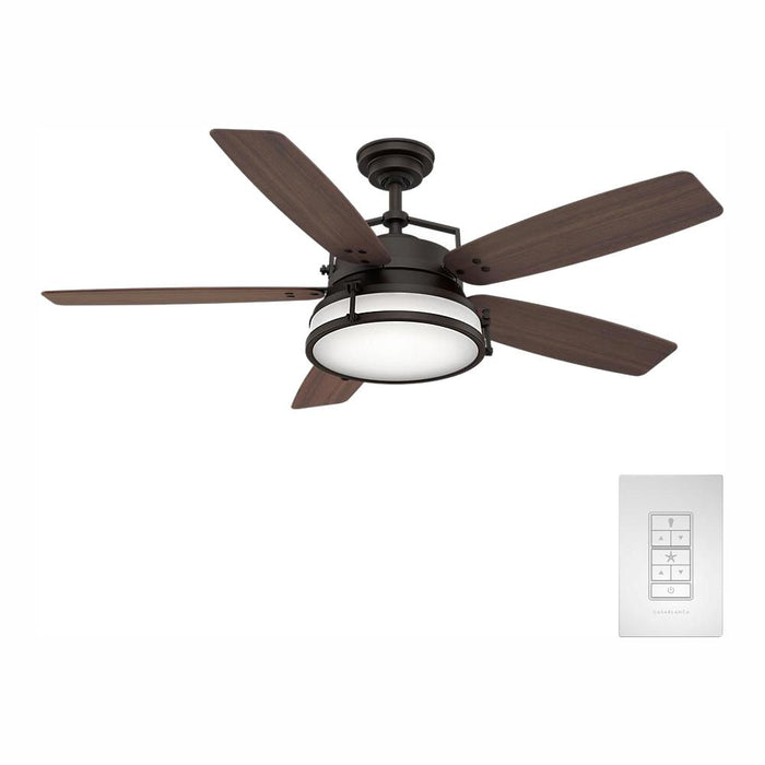 Casablanca 59360 Caneel 56" 5 Blade LED Ceiling Fan Maiden Bronze with Light