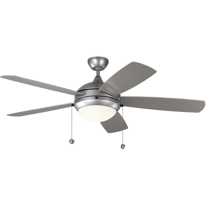 Monte Carlo 5DIW52PBSD 52" Discus Outdoor Painted Brushed Steel Ceiling Fan
