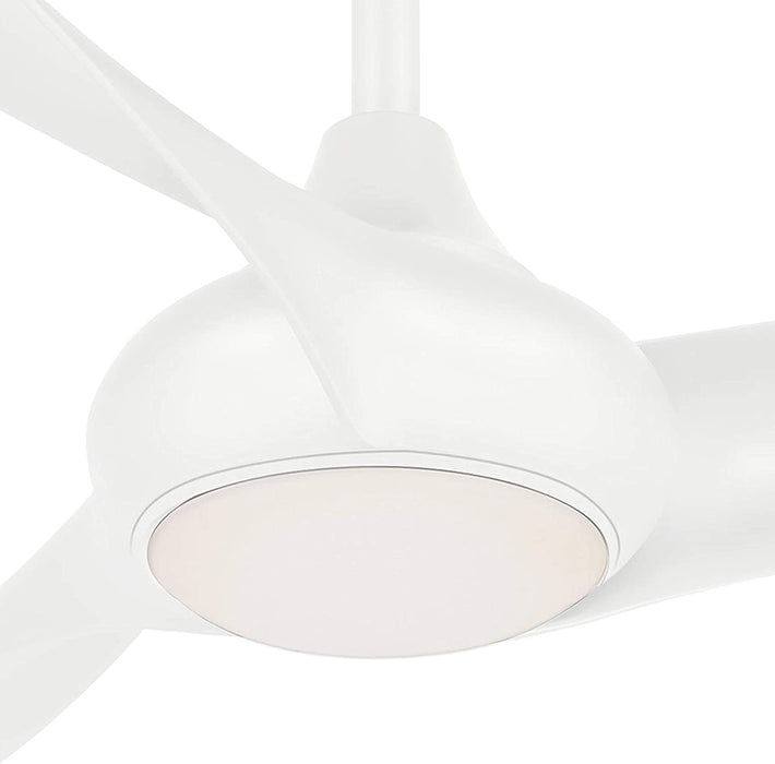 Minka Aire Light Wave 65 in. LED Indoor White Ceiling Fan with Remote