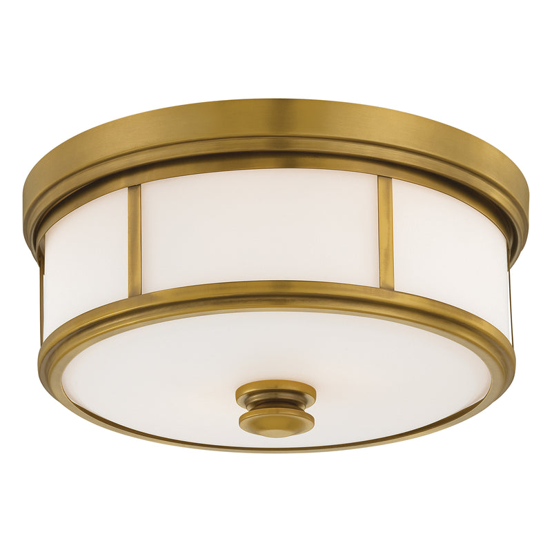 Minka Lavery 6368-249 3 Light Liberty Gold Flush Mount