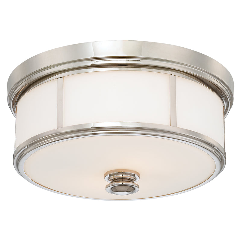 Minka Lavery 6368-613 3 Light Polished Nickel Flush Mount
