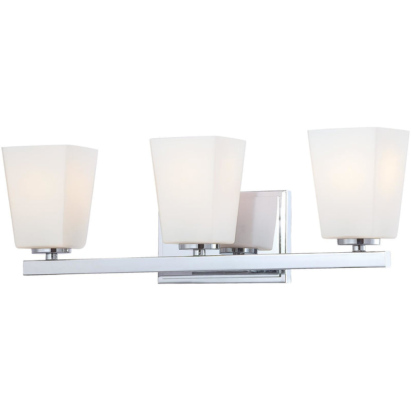 Minka Lavery 6543-77 City Square 3 Light Bathroom Vanity Light