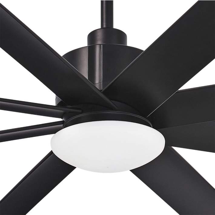 Minka Aire F888L-CL Slipstream 65 in. LED Outdoor Coal Ceiling Fan with Remote