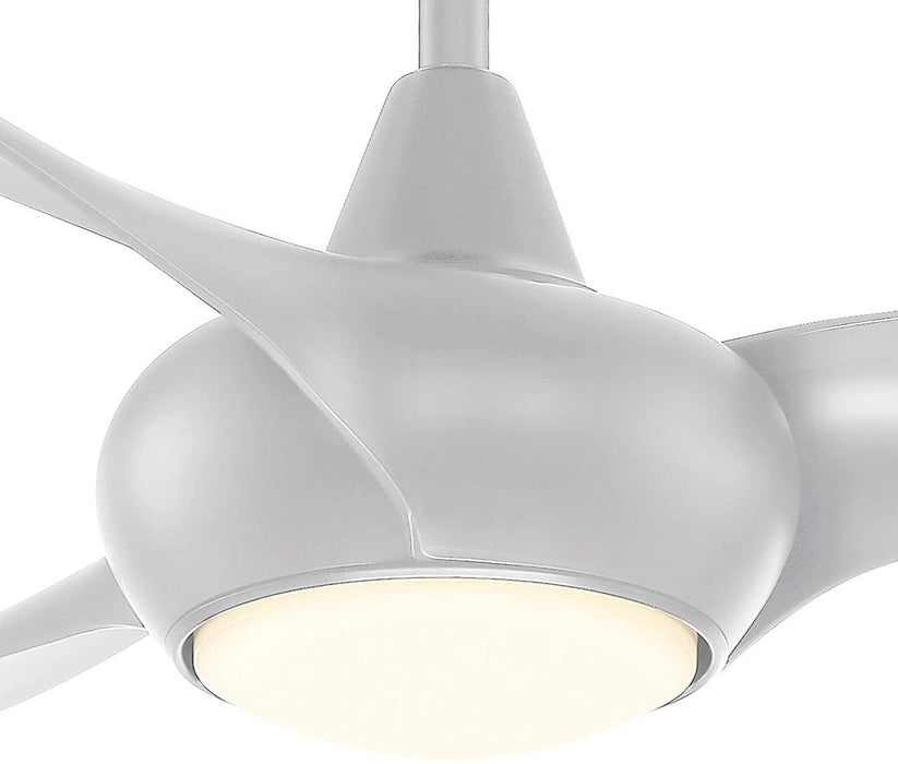 Minka Aire Light Wave 65 in. LED Indoor Silver Ceiling Fan with Remote