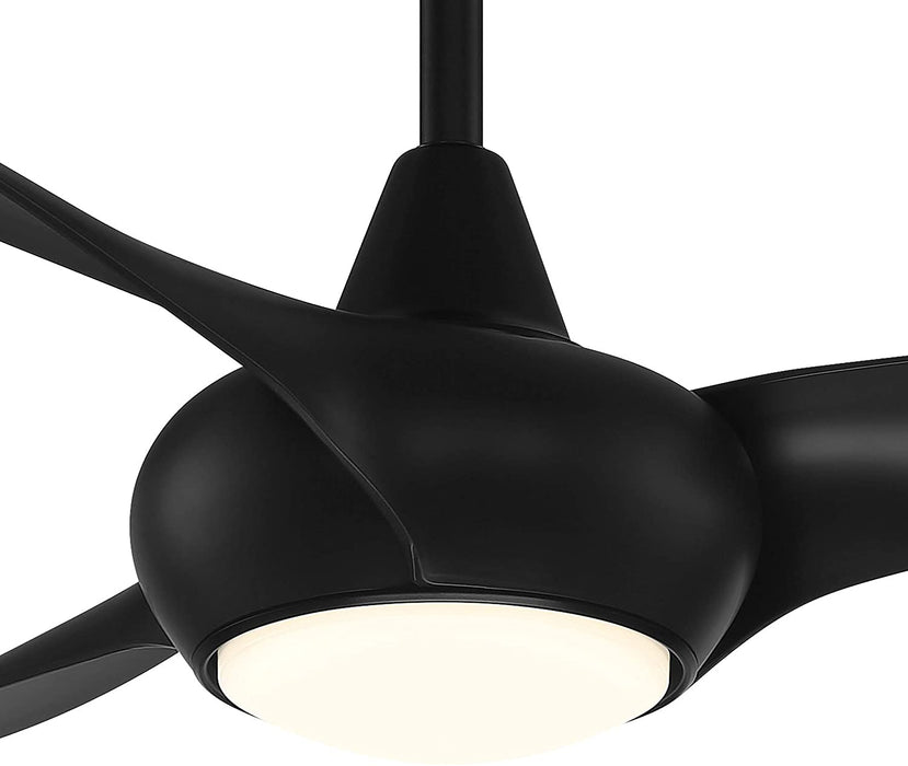 Minka Aire Light Wave 65 in. LED Indoor Coal Ceiling Fan with Remote