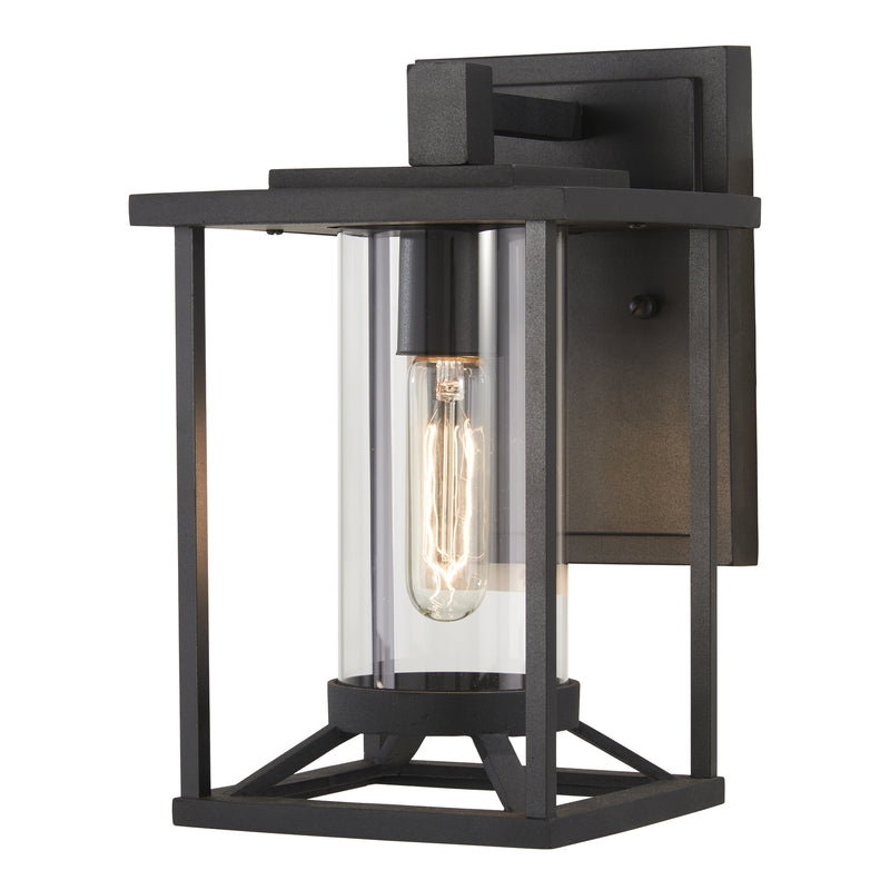 Minka Lavery 72471-66 Trescott 1 Light Black Outdoor Wall Light