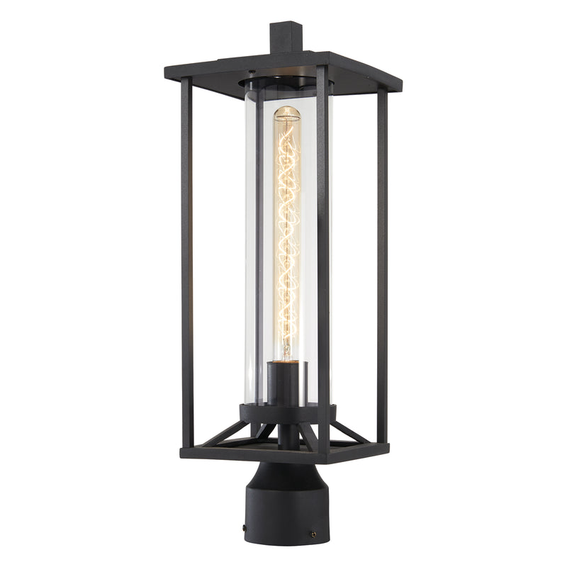 Minka Lavery 72476-66 Trescott 1 Light Black Outdoor Post Light