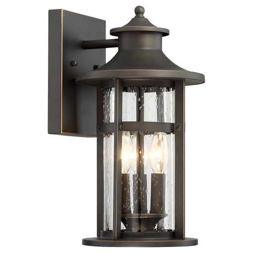 Minka Lavery 72552-143C Highland Ridge 3 Light Oil Rubbed Bronze Outdoor Wall Light