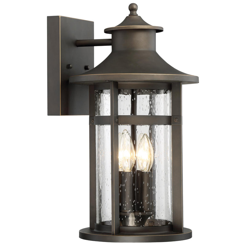 Minka Lavery 72553-143C Highland Ridge 4 Light Oil Rubbed Bronze Outdoor Wall Light