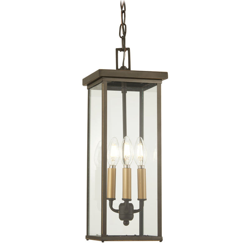 Minka Lavery 72584-143C Casway 4 Light Oil Rubbed Bronze Outdoor Pendant Light