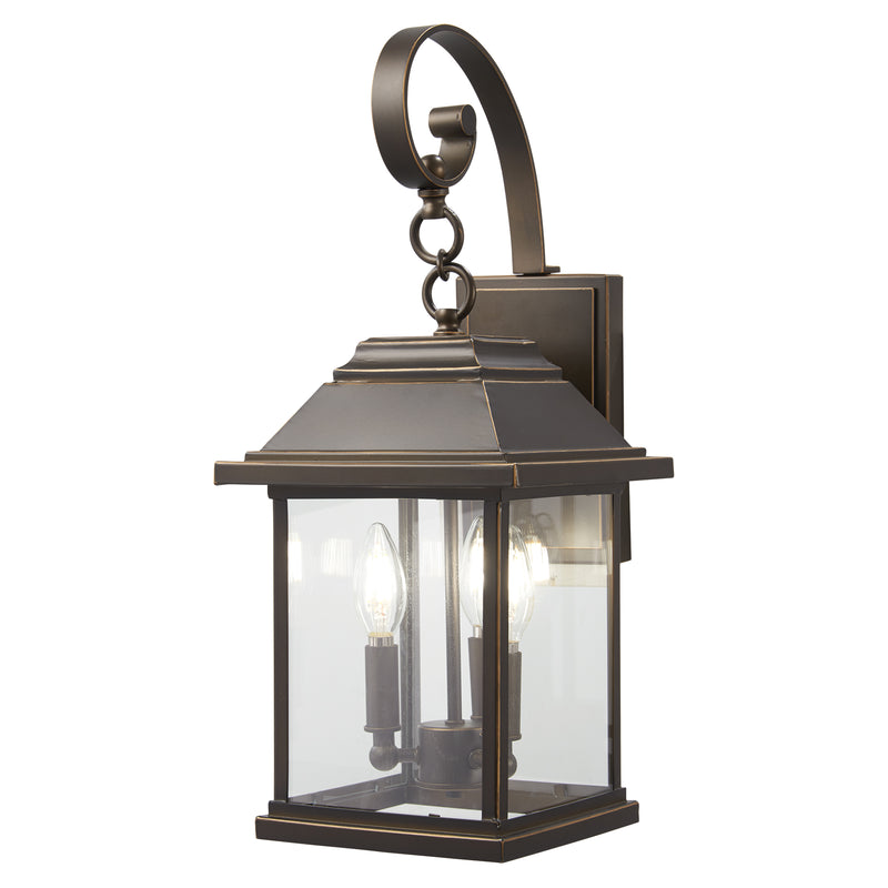 Minka Lavery 72632-143C Mariner's Pointe 3 Light Oil Rubbed Bronze Outdoor Wall Light