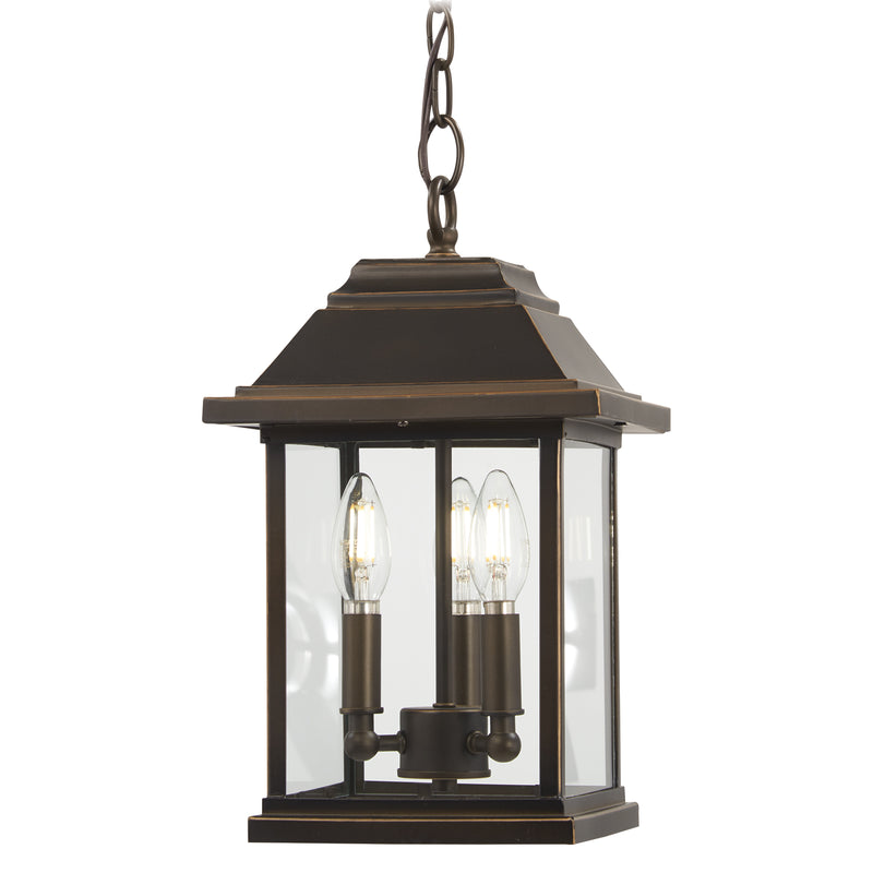 Minka Lavery 72634-143C Mariner's Pointe 3 Light Oil Rubbed Bronze Outdoor Pendant