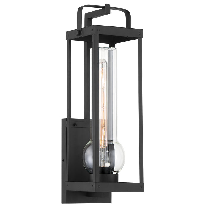 Minka Lavery Sullivans Landing - 1 Light Wall Mount in Sand Coal Finish with Clear Glass Shade (Wall Mount Light 6.38 in W x 20 in H)