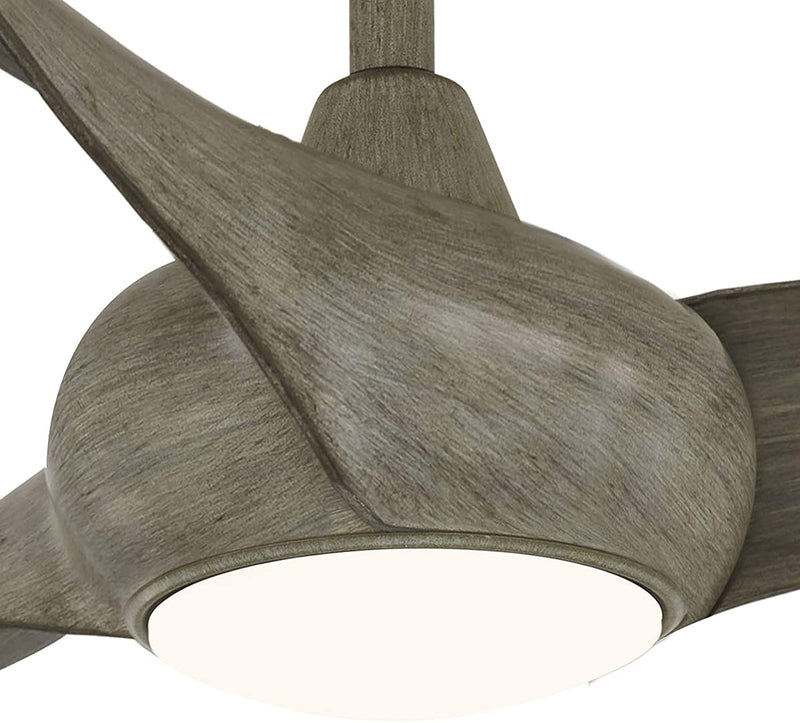 Minka Aire Light Wave 65 in. LED Indoor Driftwood Ceiling Fan with Remote