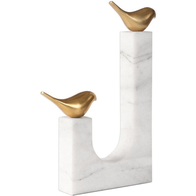 Uttermost 18603 Songbirds Brass Sculpture