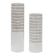 Uttermost 17570 Angelou White Vases, Set of 2